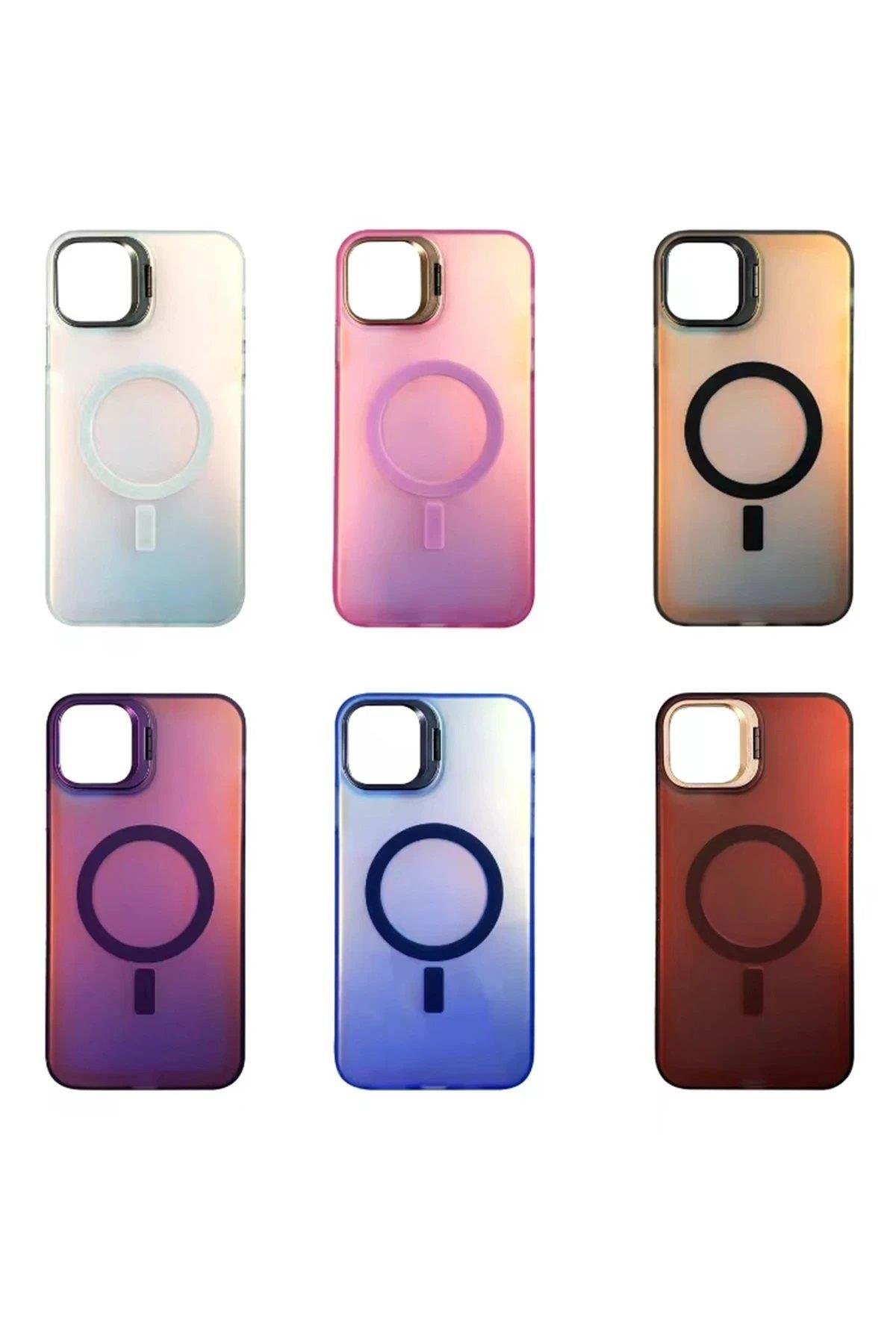 Newface iPhone 14 Pro Max Primera Magsafe Standlı Kapak - Siyah