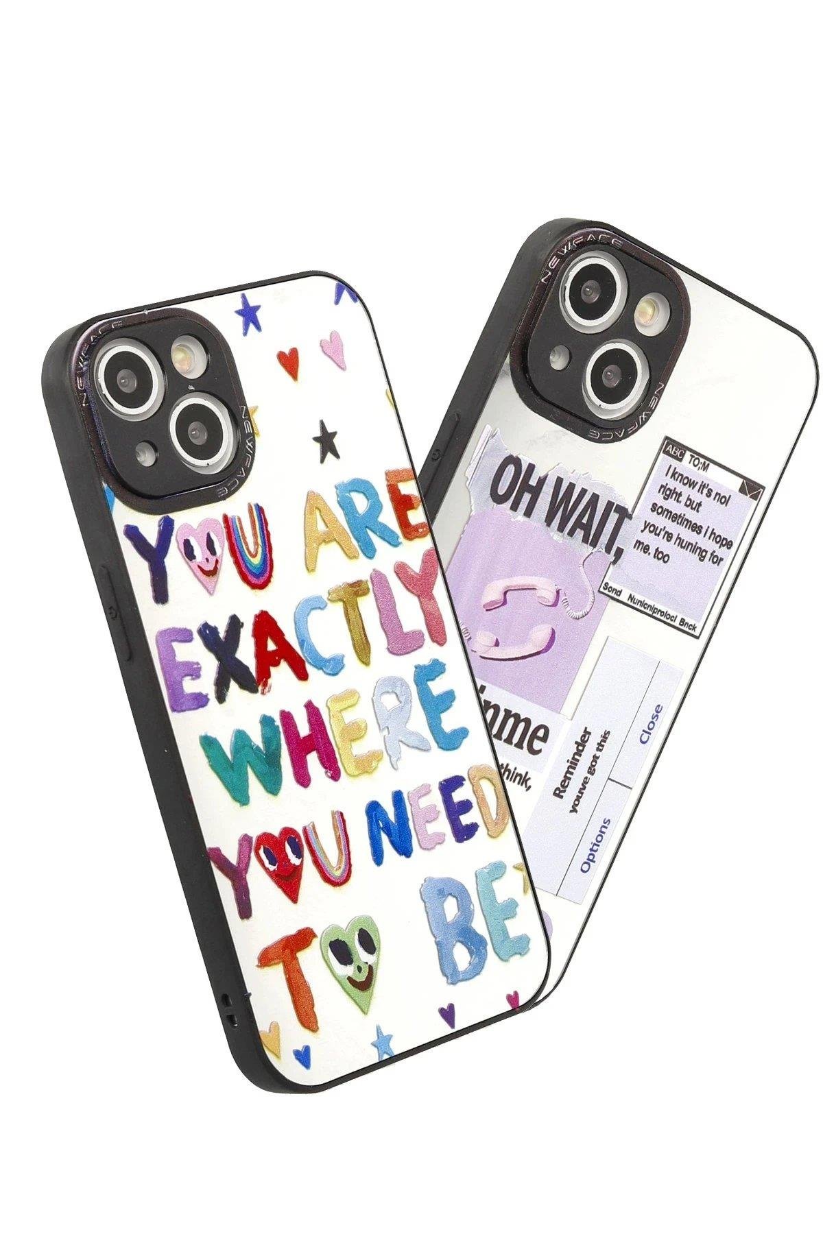 Newface iPhone 15 Kılıf Mirror Desenli Kapak - Mirror - 2