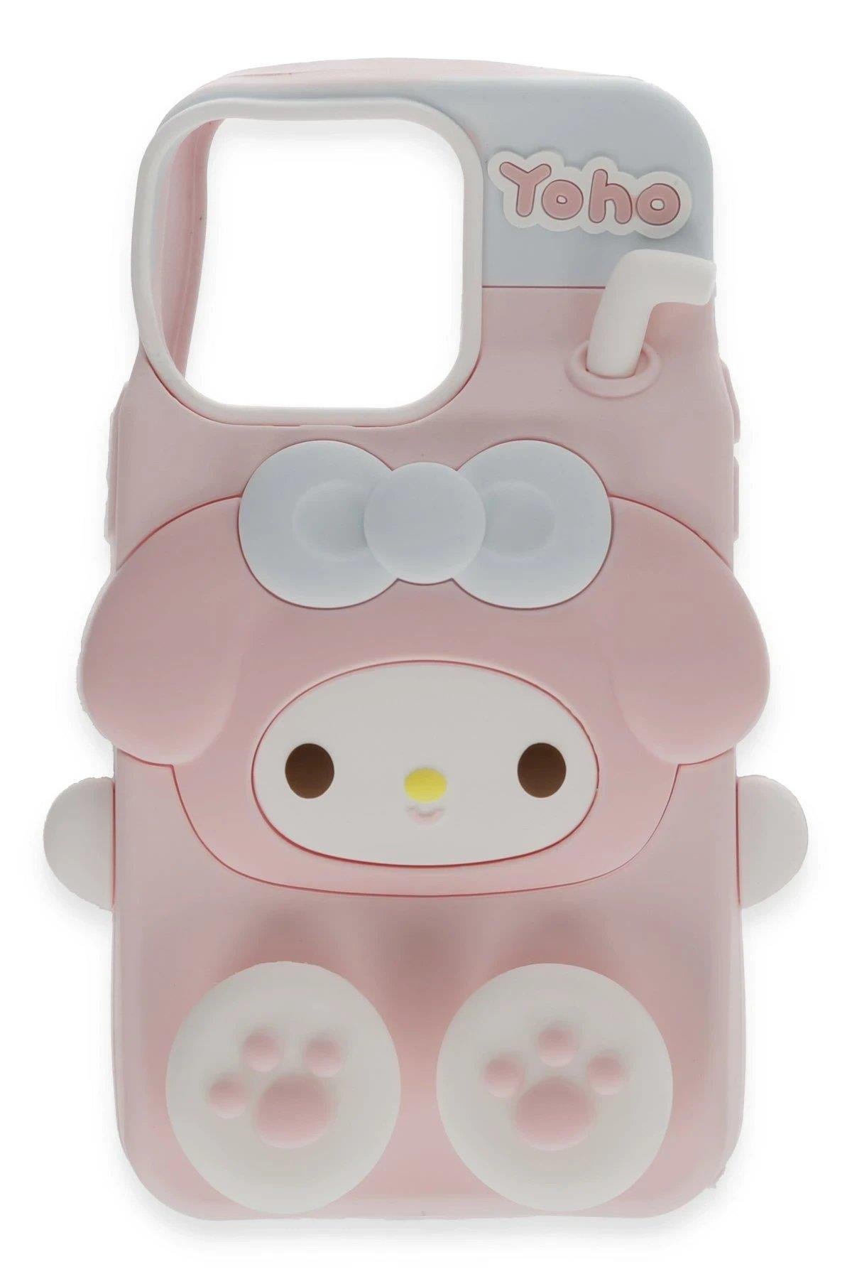 Newface iPhone 15 Pro Kılıf Poky Karakter Silikon Kapak - Desen 2