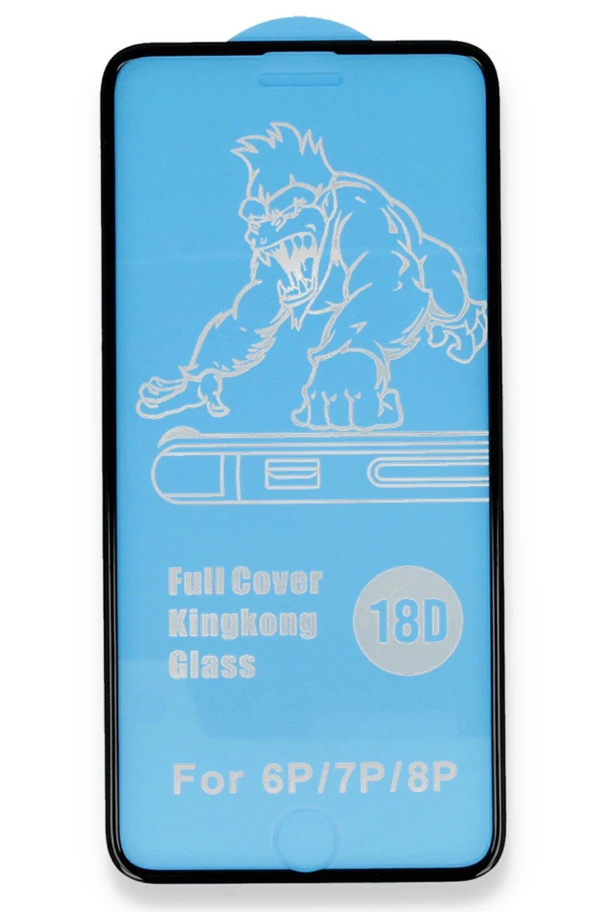 Newface iPhone 7 18D Cam Ekran Koruyucu - Beyaz