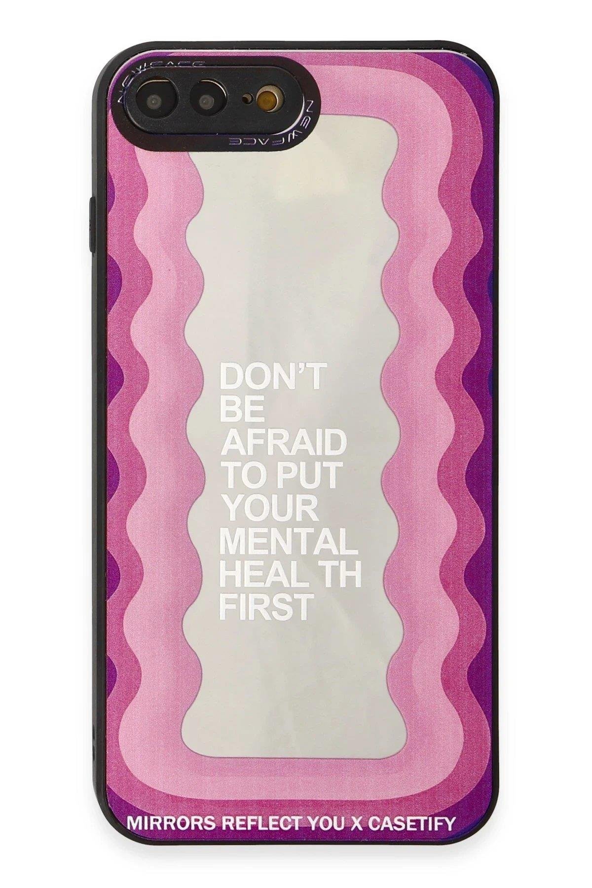 Newface iPhone 7 Plus Kılıf Mirror Desenli Kapak - Mirror - 11