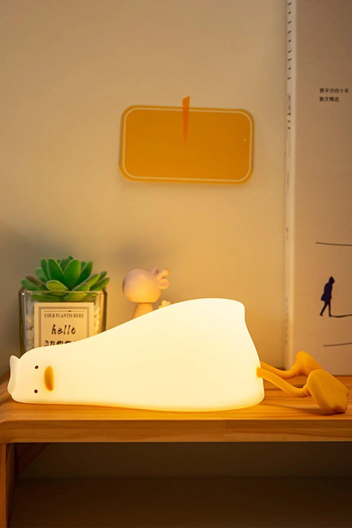 Newface K1096 Dekoratif Gece Lambası Sevimli Ördek