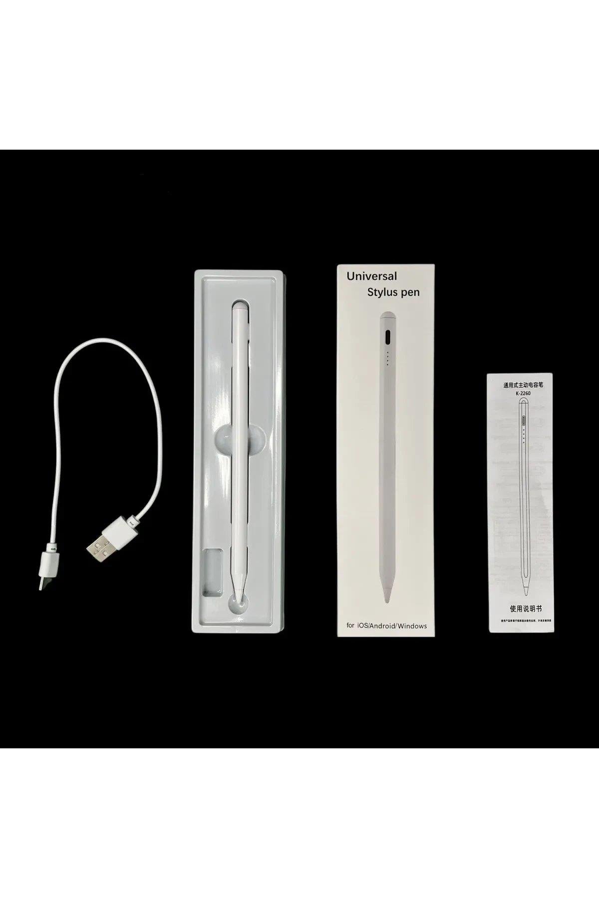 Newface K2260 IOS ve Android Uyumlu Universal Dokunmatik Stylus Kalem - Beyaz