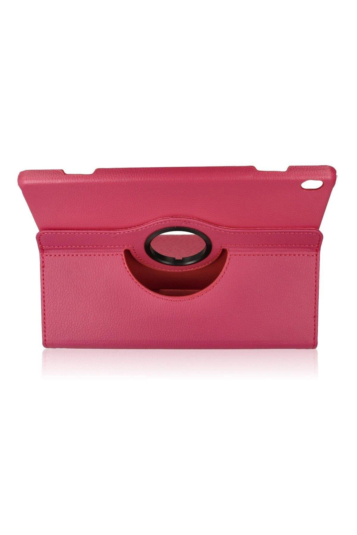 Newface Lenovo M10 X505F Kılıf 360 Tablet Deri Kılıf - Pembe