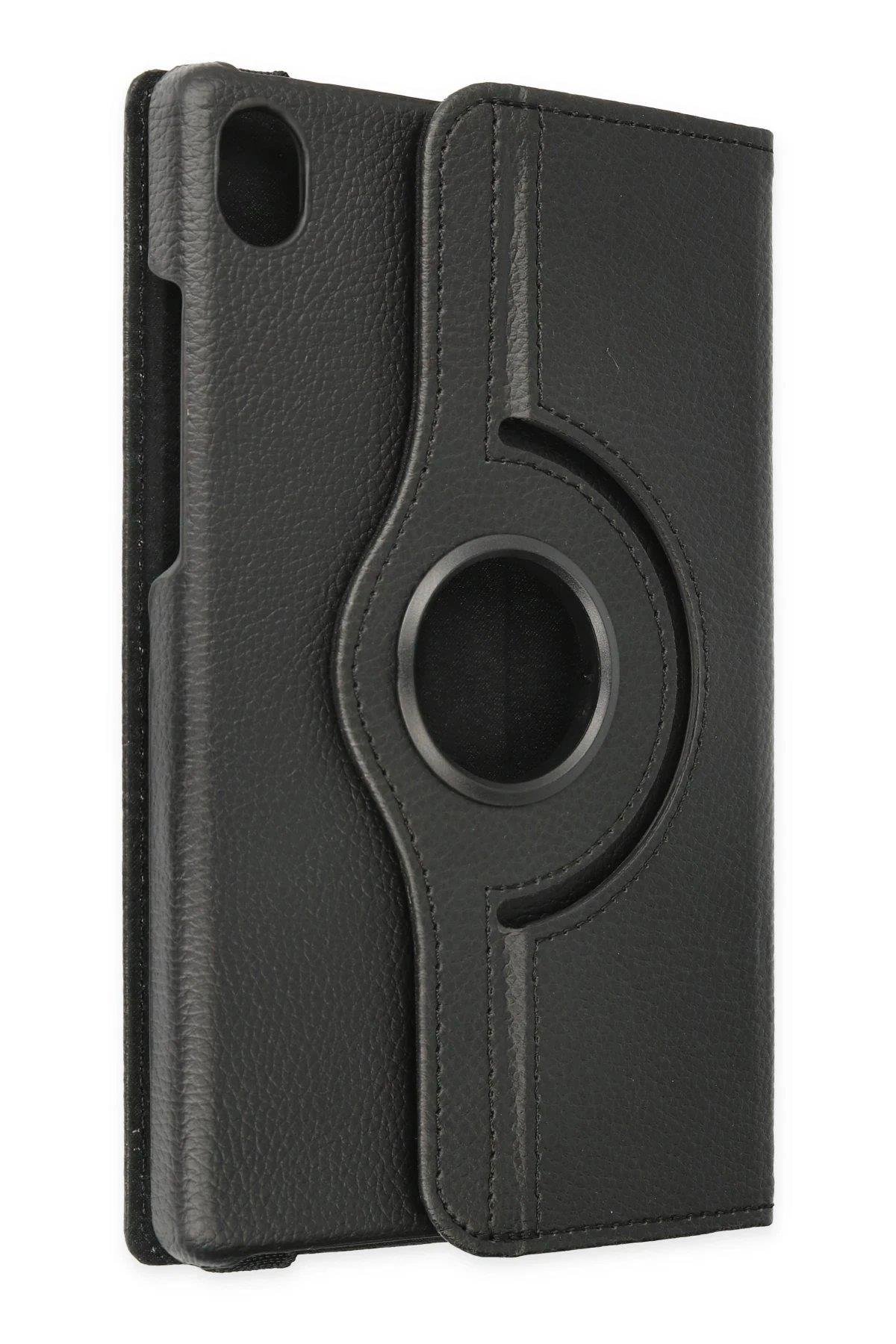 Newface Lenovo Tab M8 Kılıf 360 Tablet Deri Kılıf - Siyah