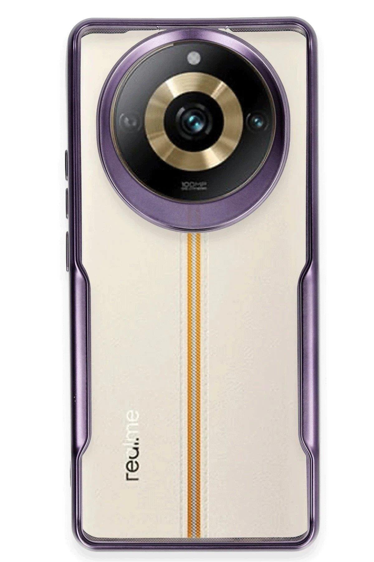 Newface Realme 11 Pro Kılıf Boyi Silikon Kapak - Derin Mor