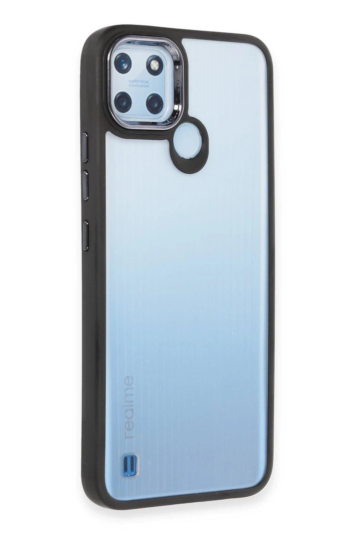 Newface Realme C21Y Kılıf Dora Kapak - Siyah