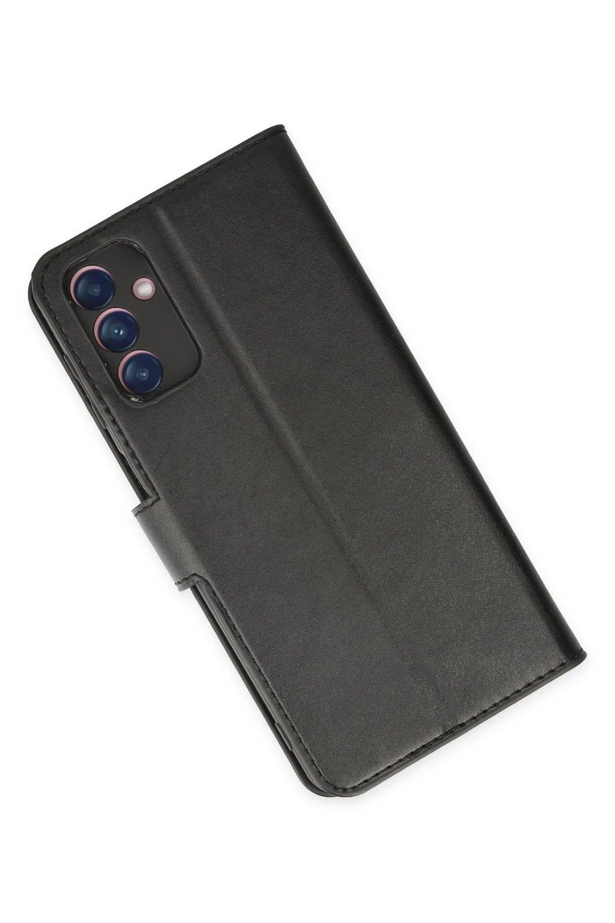 Newface Samsung Galaxy A04S Kılıf Trend S Plus Kapaklı Kılıf - Siyah