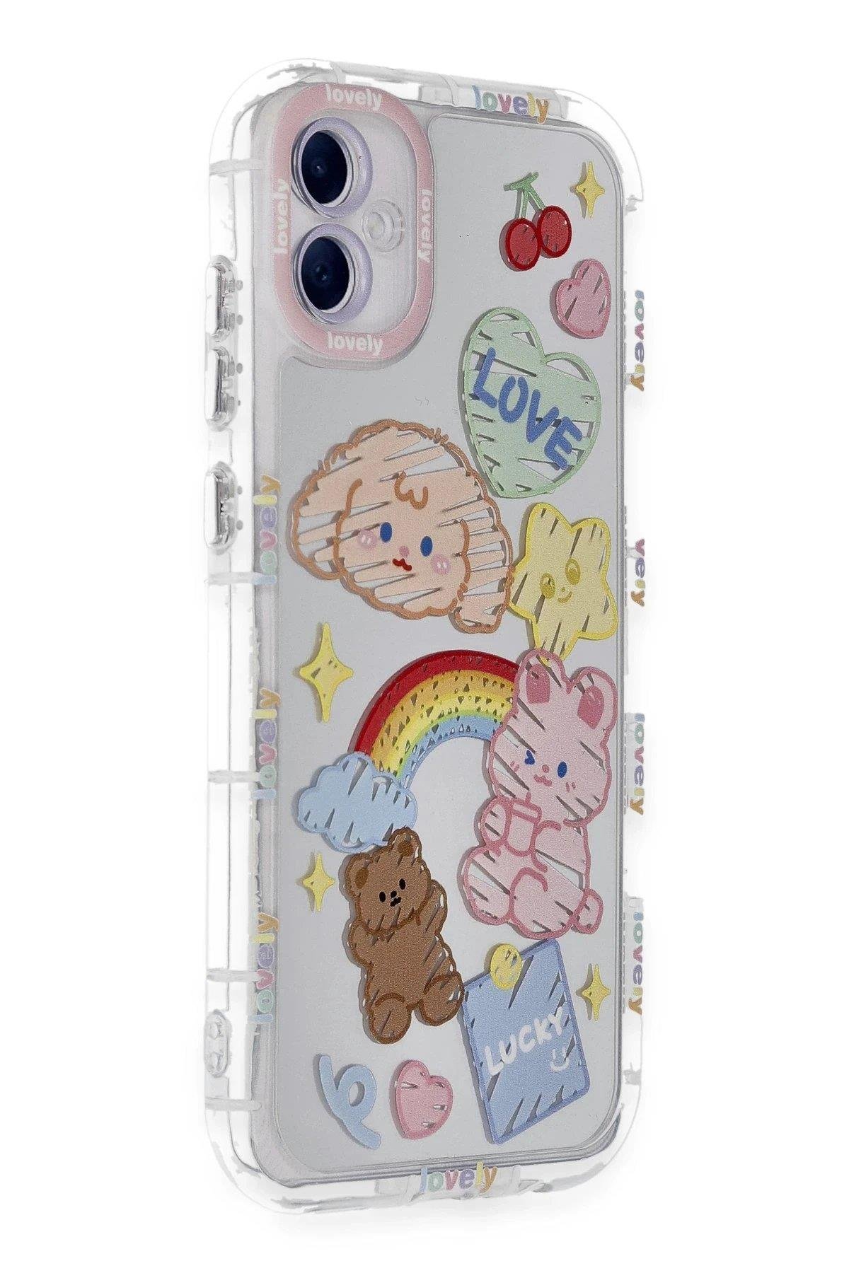 Newface Samsung Galaxy A05 Kılıf Reflexion Desenli Kapak - Desen 4