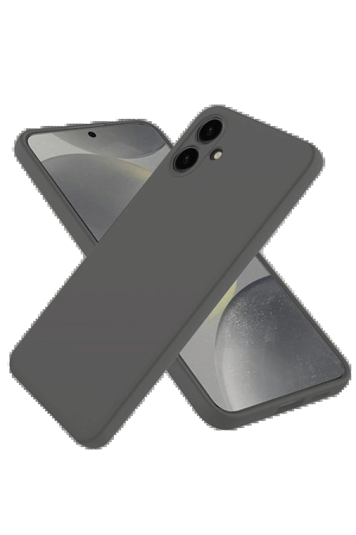 Newface Samsung Galaxy A06 Kılıf First Silikon - Gri