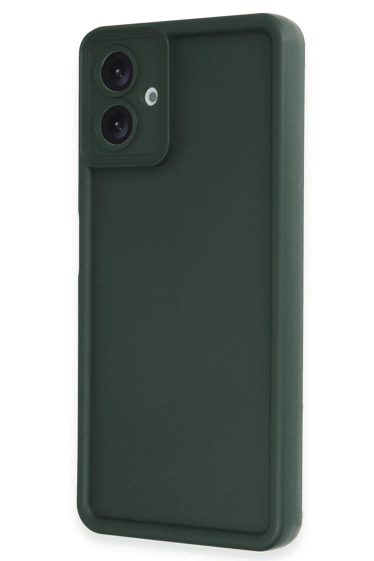 Newface Samsung Galaxy A06 Kılıf Viera Silikon - Koyu Yeşil