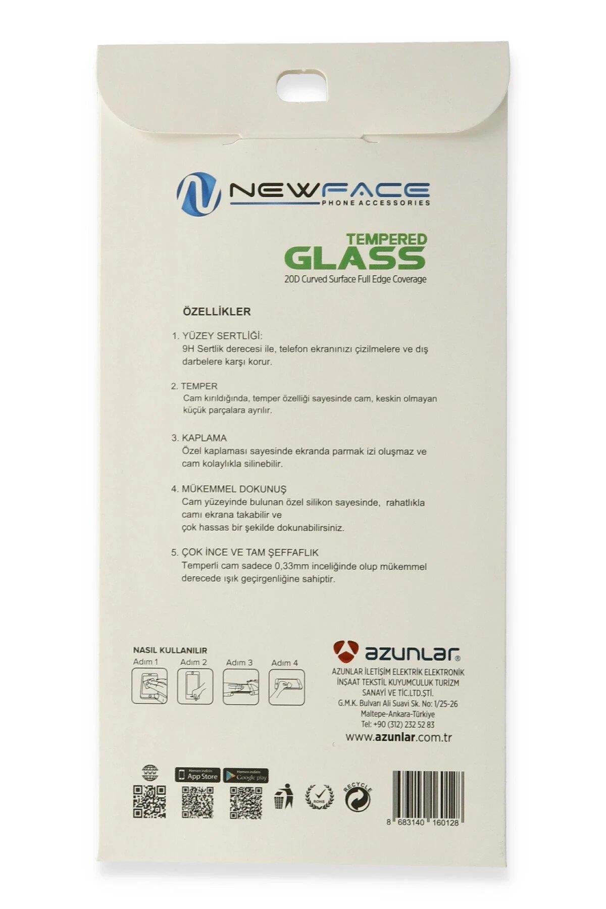 Newface Samsung Galaxy A12 20D Premium Cam Ekran Koruyucu