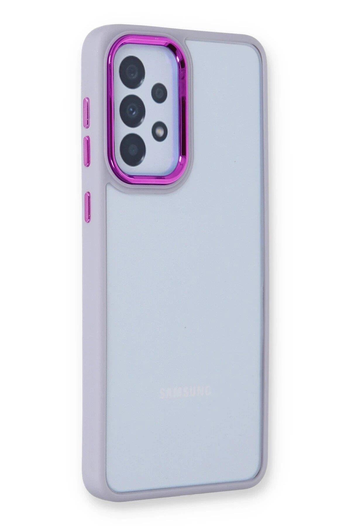 Newface Samsung Galaxy A13 4G Kılıf Dora Kapak - Lila