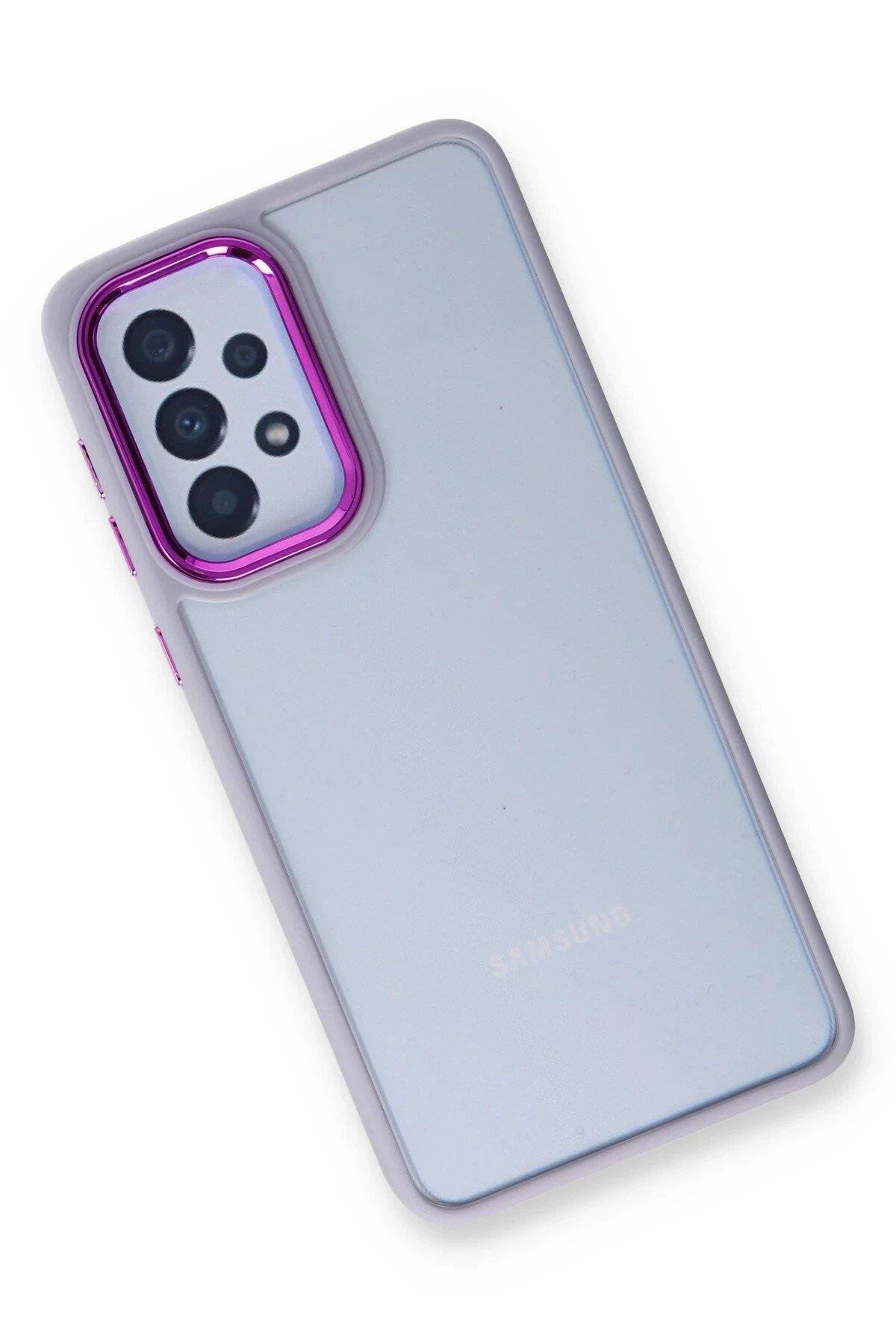 Newface Samsung Galaxy A13 4G Kılıf Dora Kapak - Lila