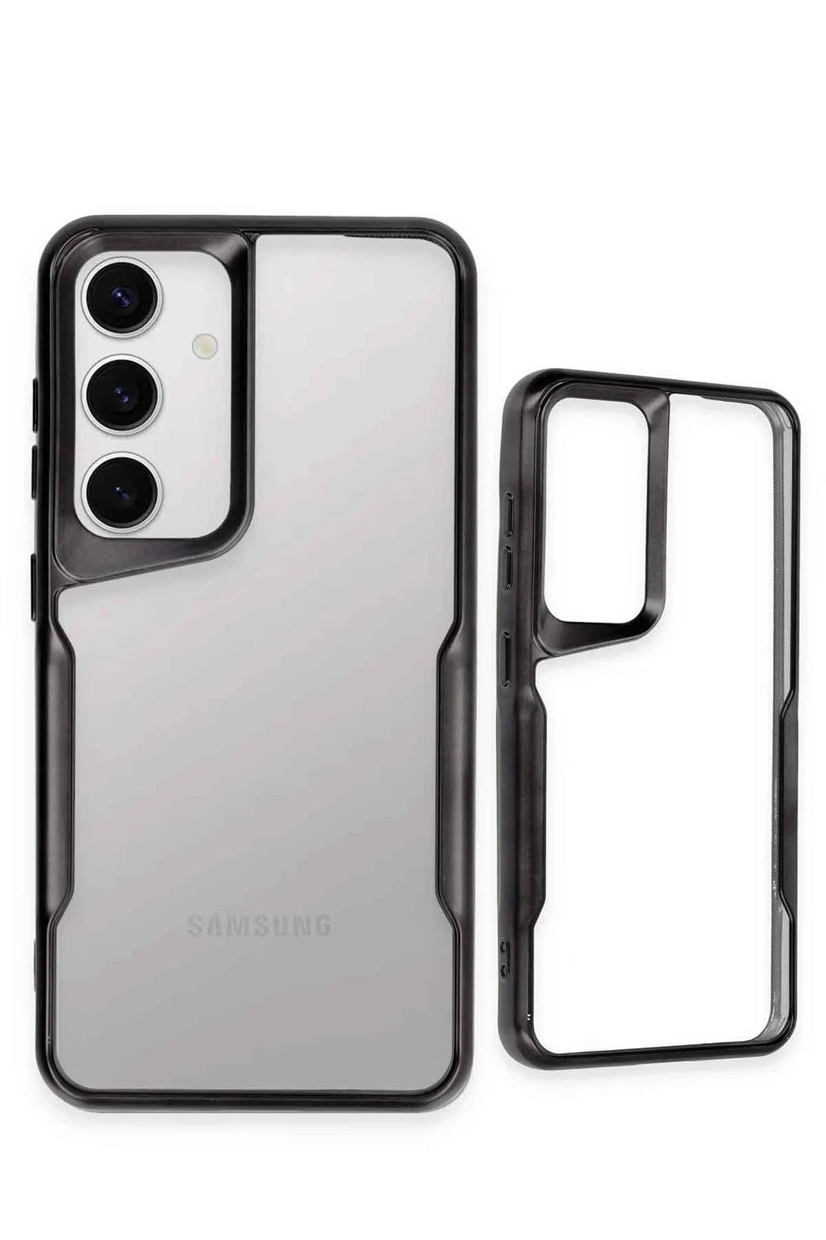 Newface Samsung Galaxy A16 5G Kılıf Boyi Silikon Kapak - Siyah