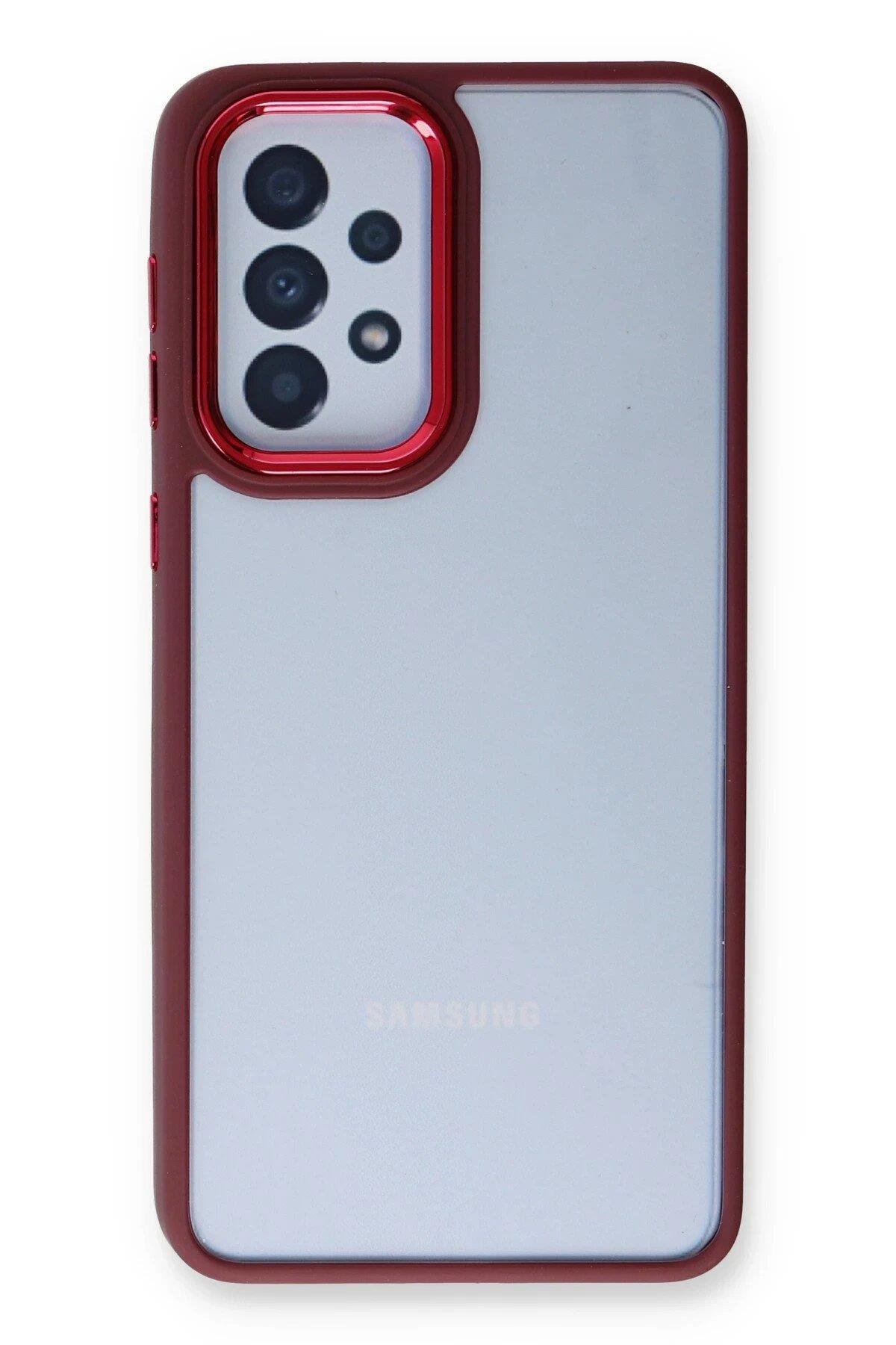 Newface Samsung Galaxy A23 4G Kılıf Dora Kapak - Kırmızı