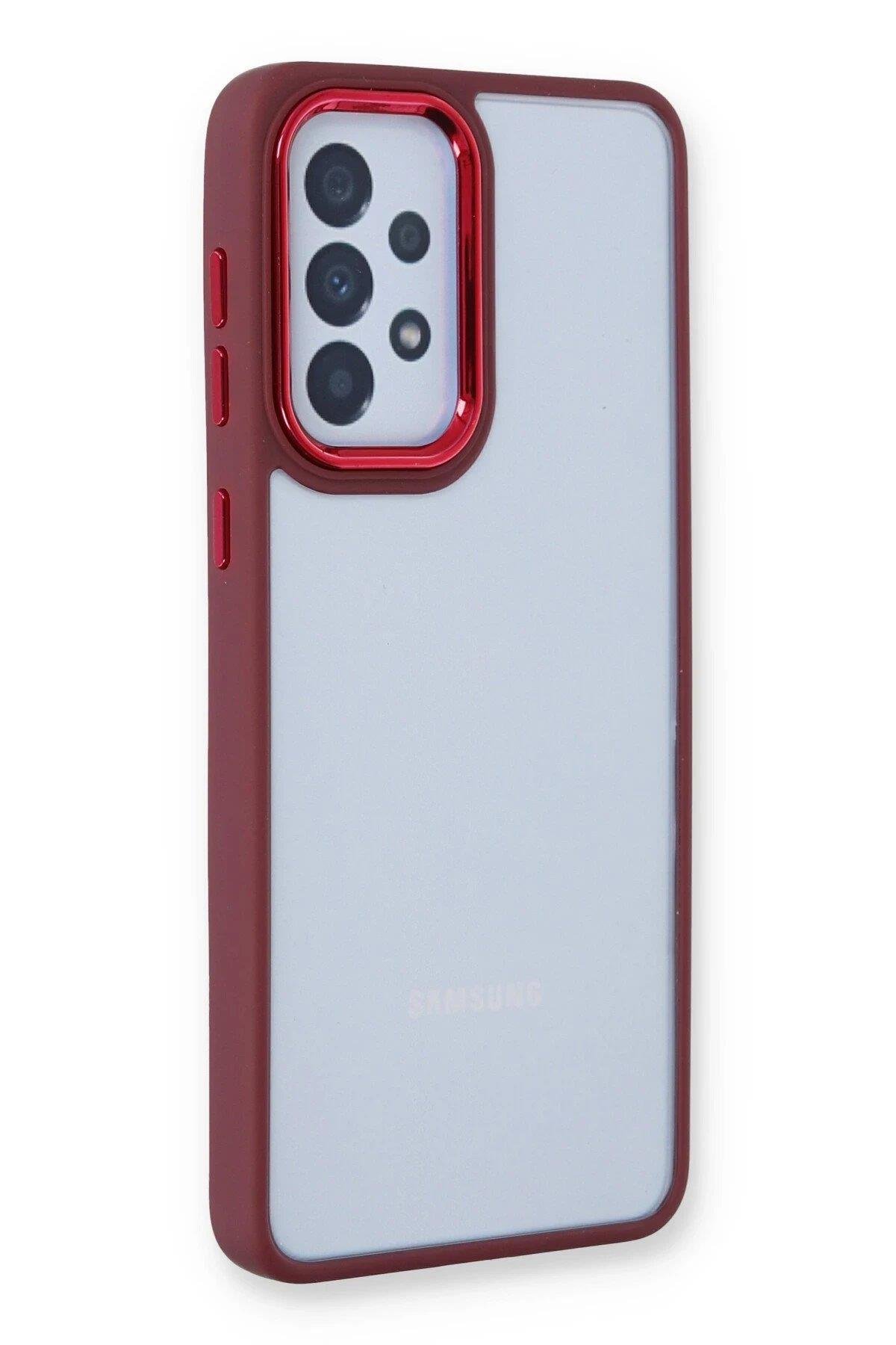 Newface Samsung Galaxy A23 4G Kılıf Dora Kapak - Kırmızı