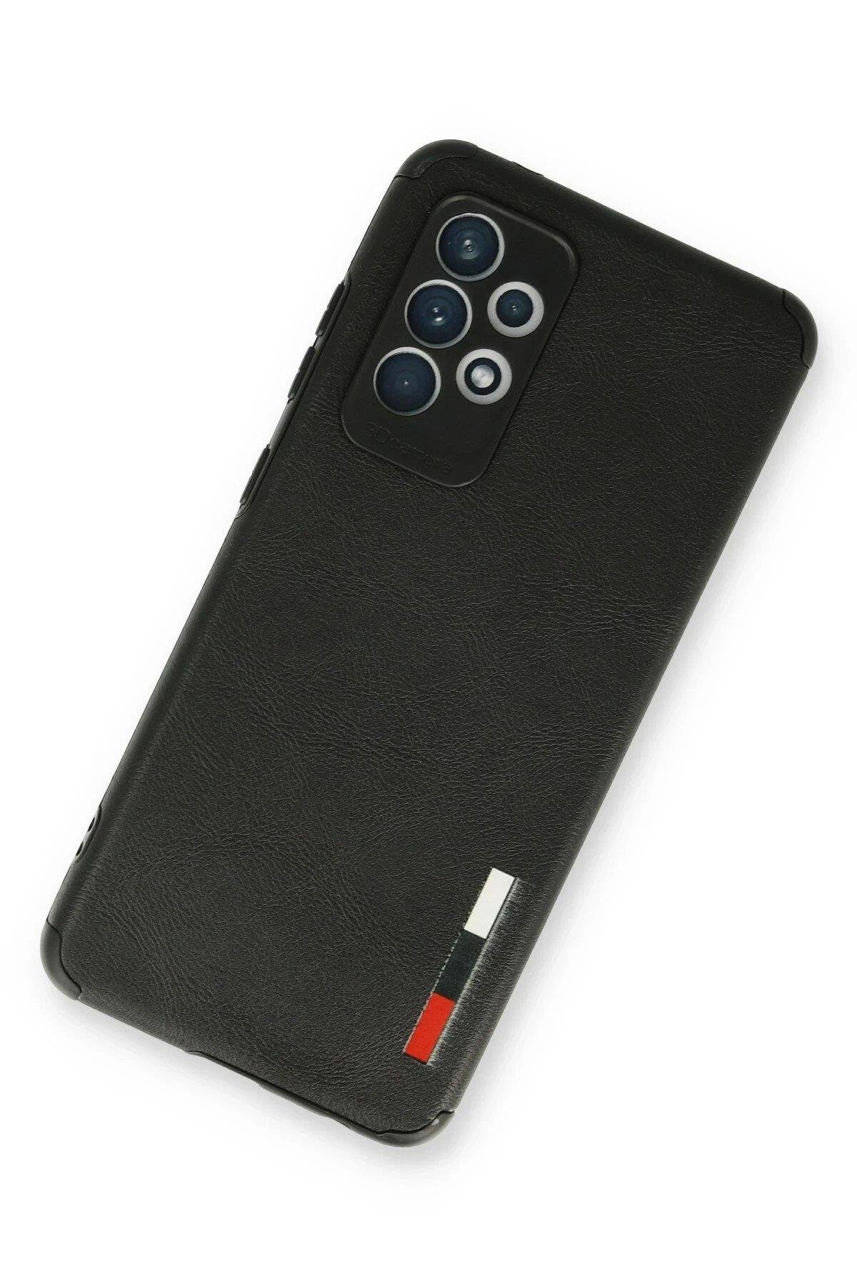 Newface Samsung Galaxy A23 4G Kılıf Loop Deri Silikon - Siyah