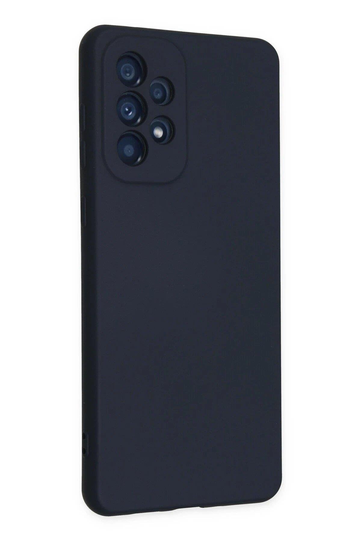 Newface Samsung Galaxy A23 4G Kılıf Nano içi Kadife Silikon - Lacivert