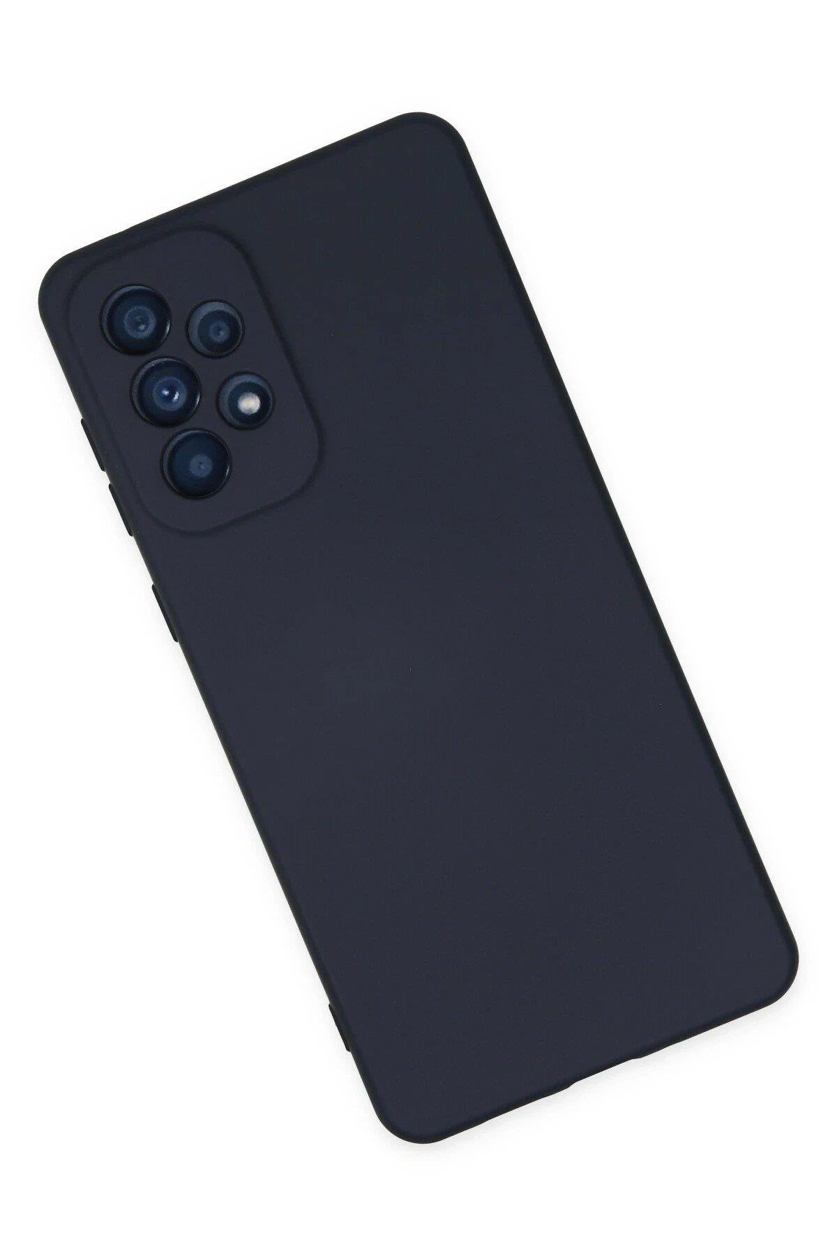 Newface Samsung Galaxy A23 4G Kılıf Nano içi Kadife Silikon - Lacivert