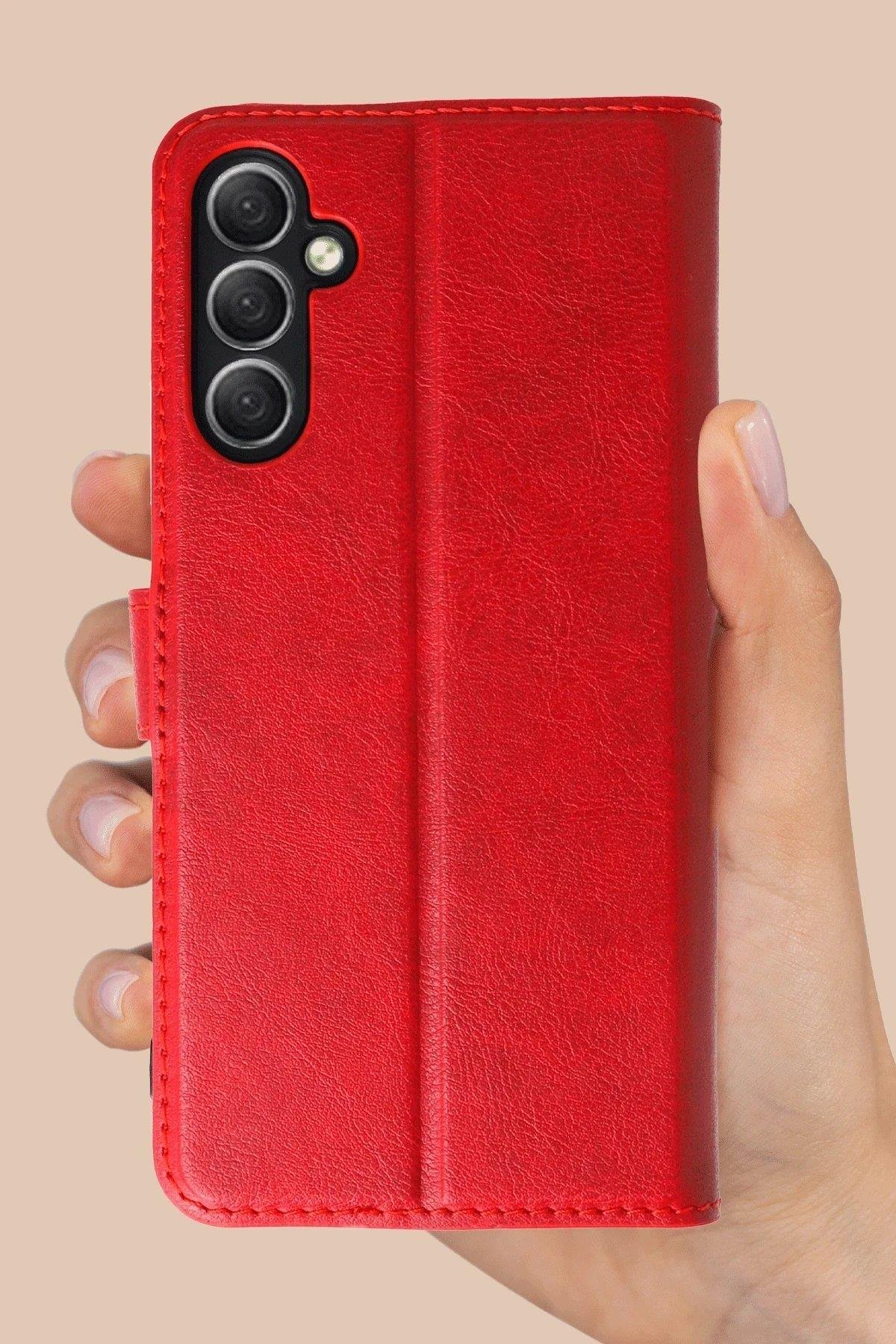 Newface Samsung Galaxy A26 Kılıf Trend S Plus Kapaklı Kılıf - Siyah