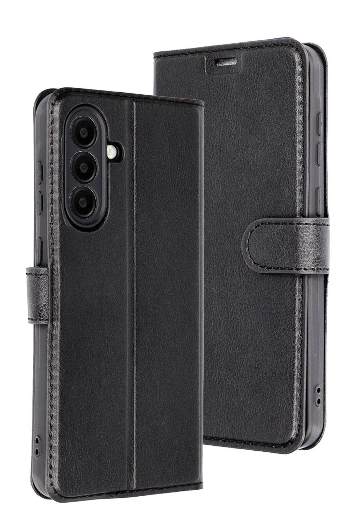 Newface Samsung Galaxy A26 Kılıf Trend S Plus Kapaklı Kılıf - Siyah