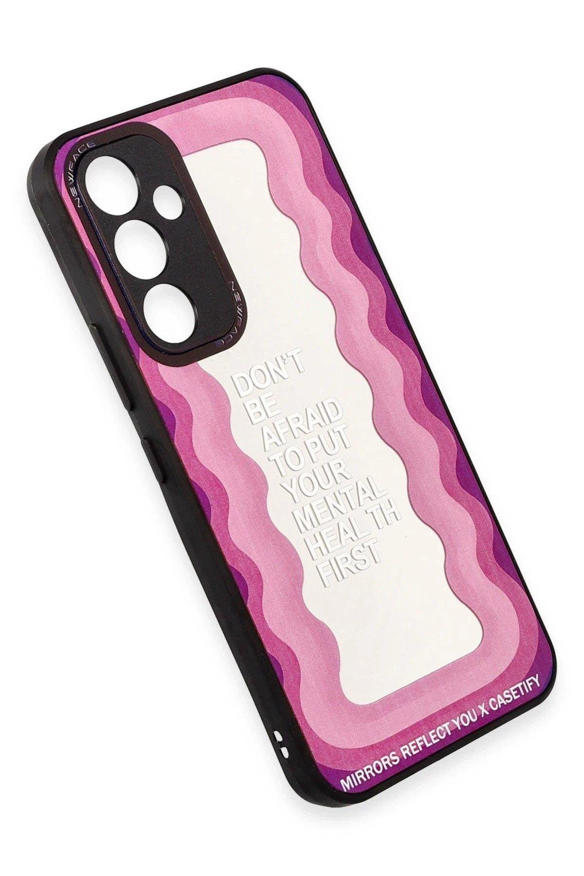 Newface Samsung Galaxy A34 5G Kılıf Mirror Desenli Kapak - Mirror - 11