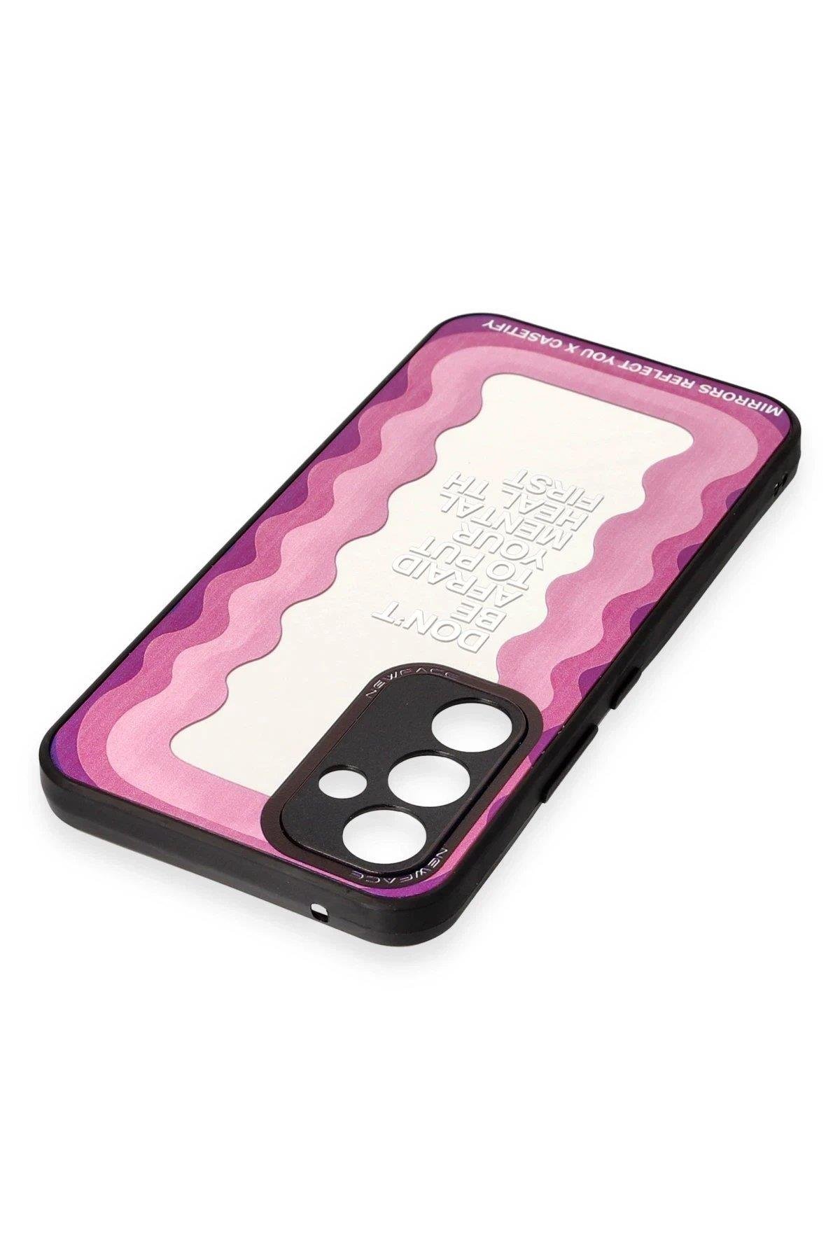 Newface Samsung Galaxy A34 5G Kılıf Mirror Desenli Kapak - Mirror - 11