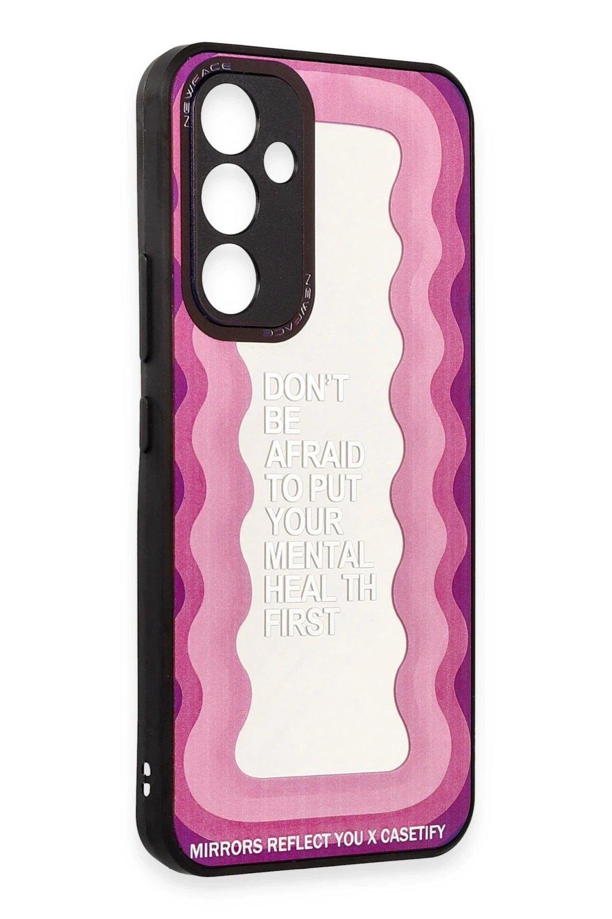 Newface Samsung Galaxy A34 5G Kılıf Mirror Desenli Kapak - Mirror - 11