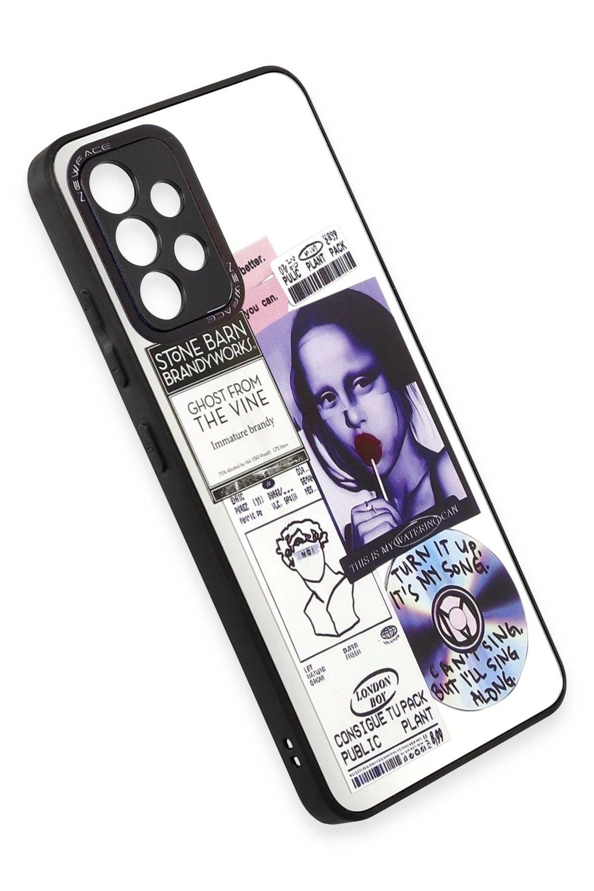 Newface Samsung Galaxy A52 Kılıf Mirror Desenli Kapak - Mirror - 2