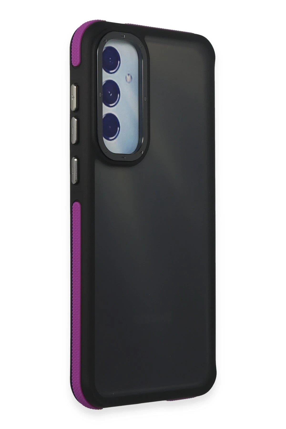 Newface Samsung Galaxy A55 5G Harvel Kapak - Derin Mor