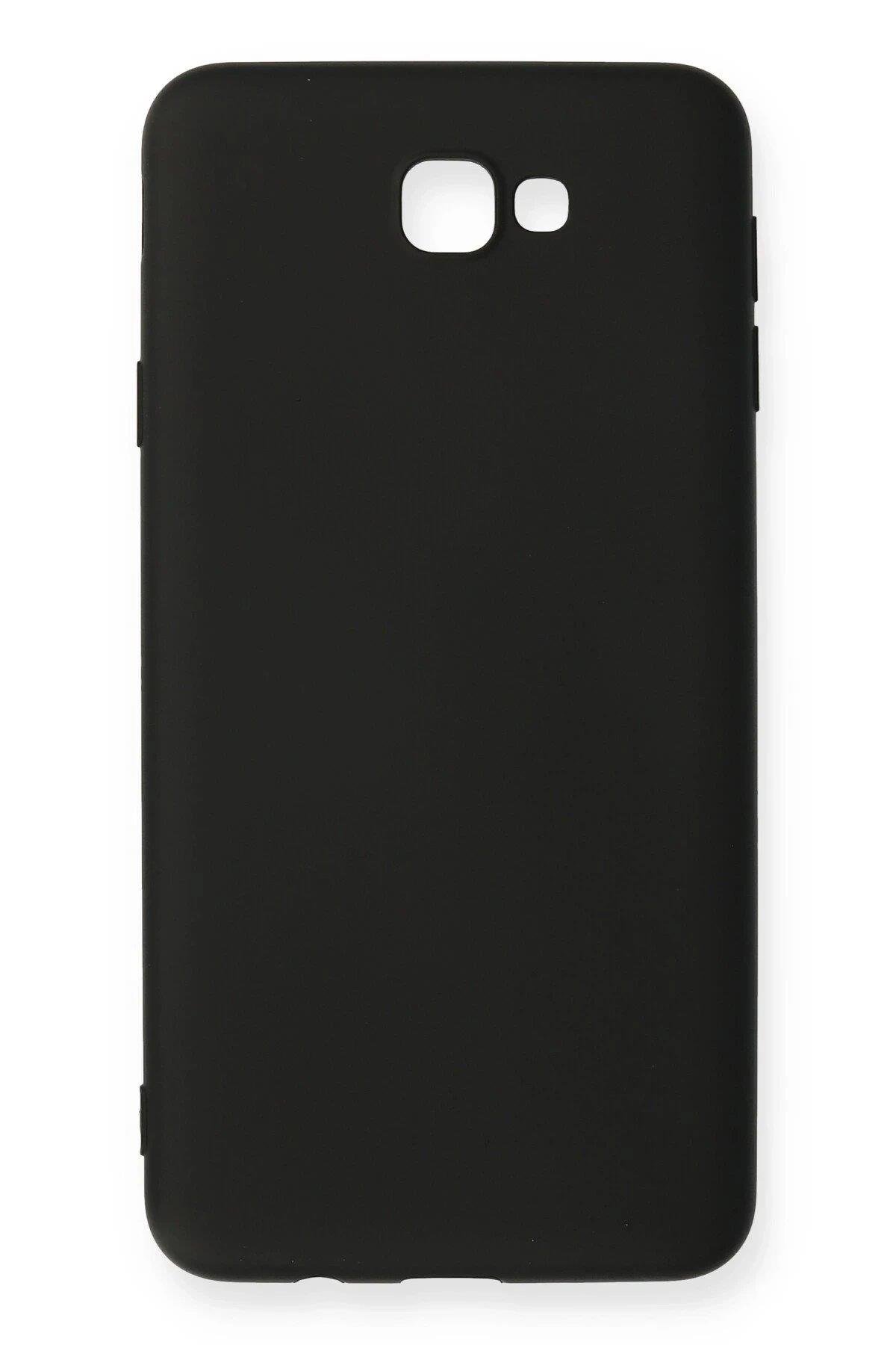 Newface Samsung Galaxy J7 Prime Kılıf Nano içi Kadife Silikon - Siyah