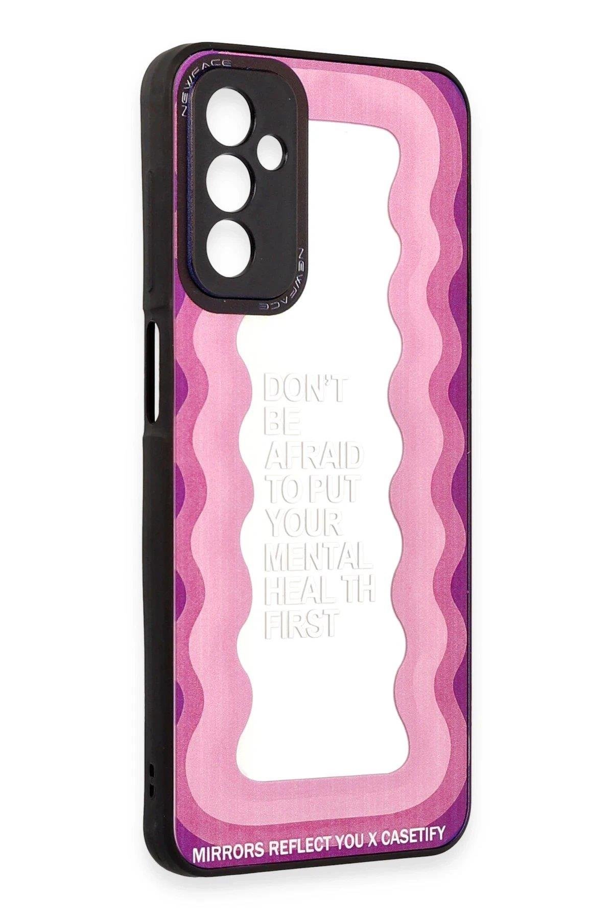 Newface Samsung Galaxy M23 Kılıf Mirror Desenli Kapak - Mirror - 11