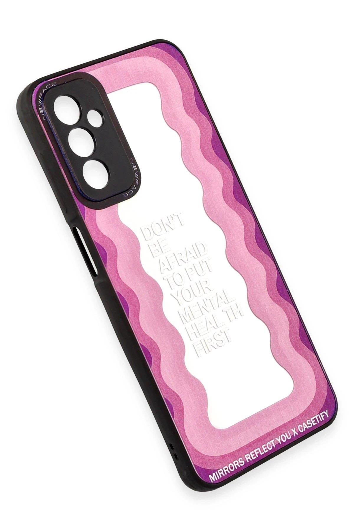 Newface Samsung Galaxy M23 Kılıf Mirror Desenli Kapak - Mirror - 11