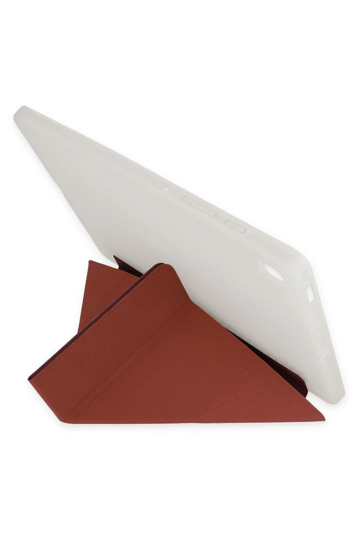 Newface Samsung Galaxy P610 Tab S6 Lite 10.4 Kılıf Kalemlikli Mars Tablet Kılıfı - Mor