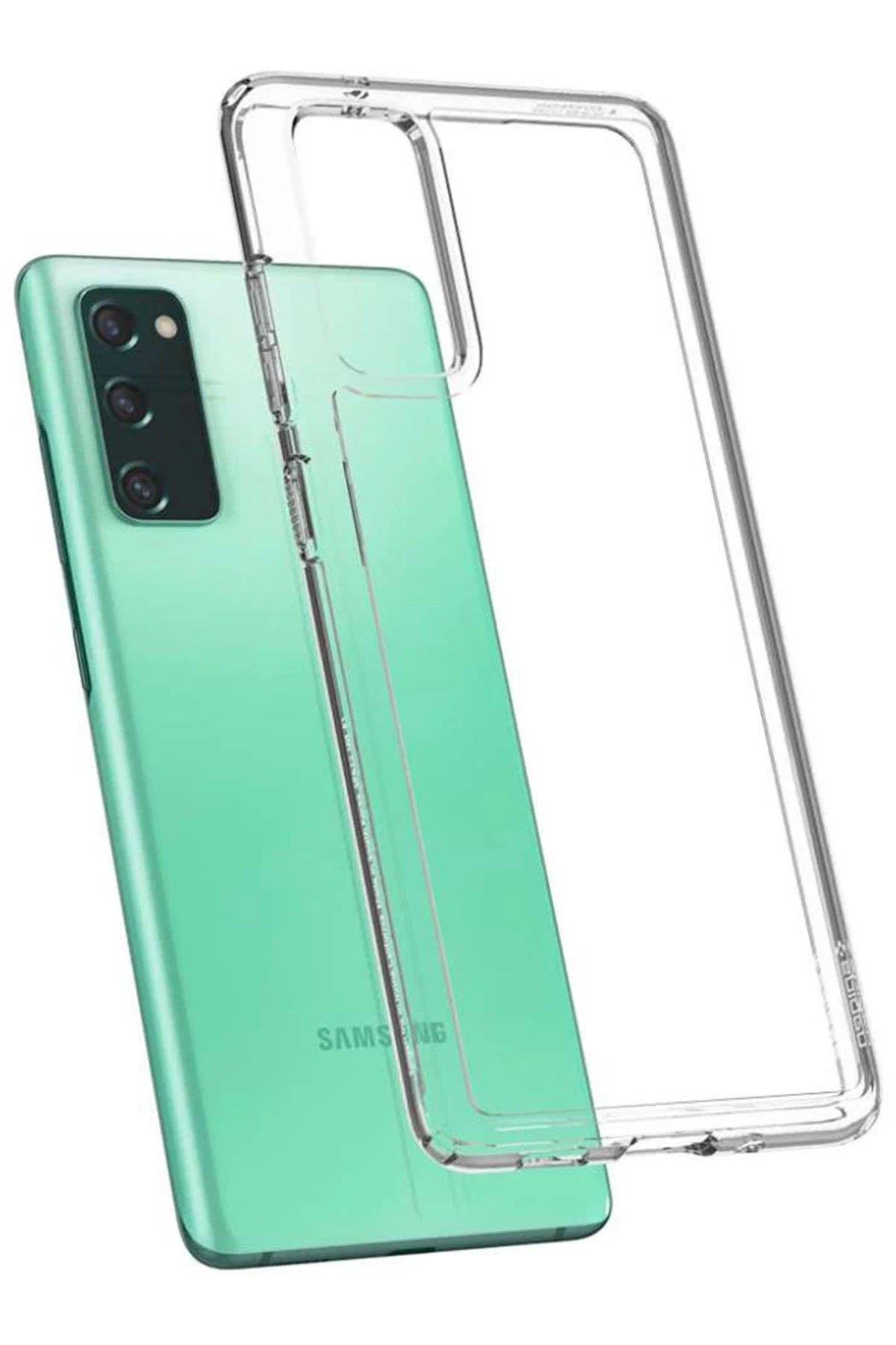 Newface Samsung Galaxy S20 FE Kılıf Lüx Şeffaf Silikon