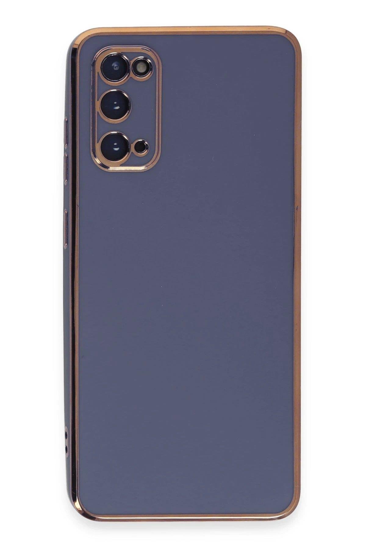 Newface Samsung Galaxy S20 Kılıf Volet Silikon - Mavi