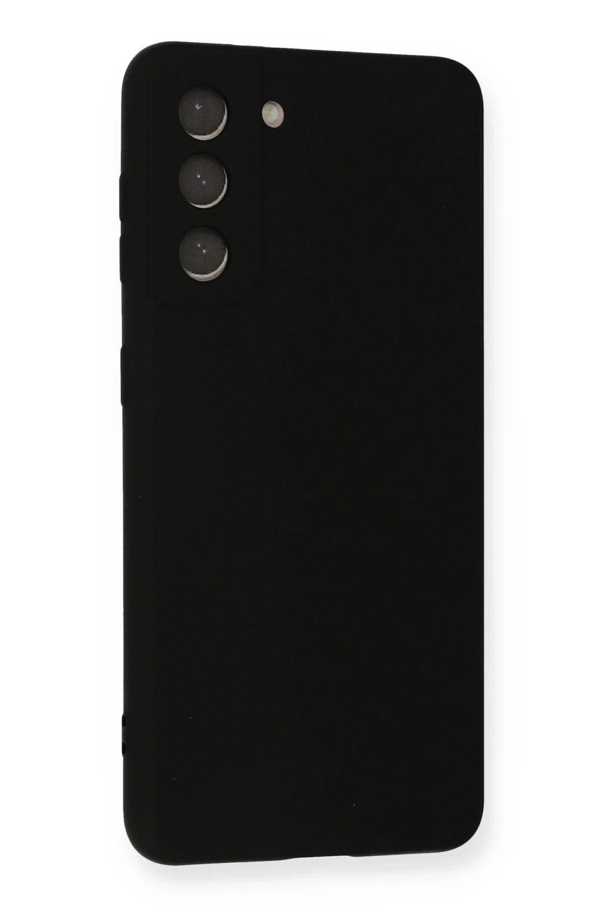 Newface Samsung Galaxy S21 Kılıf Nano içi Kadife Silikon - Siyah