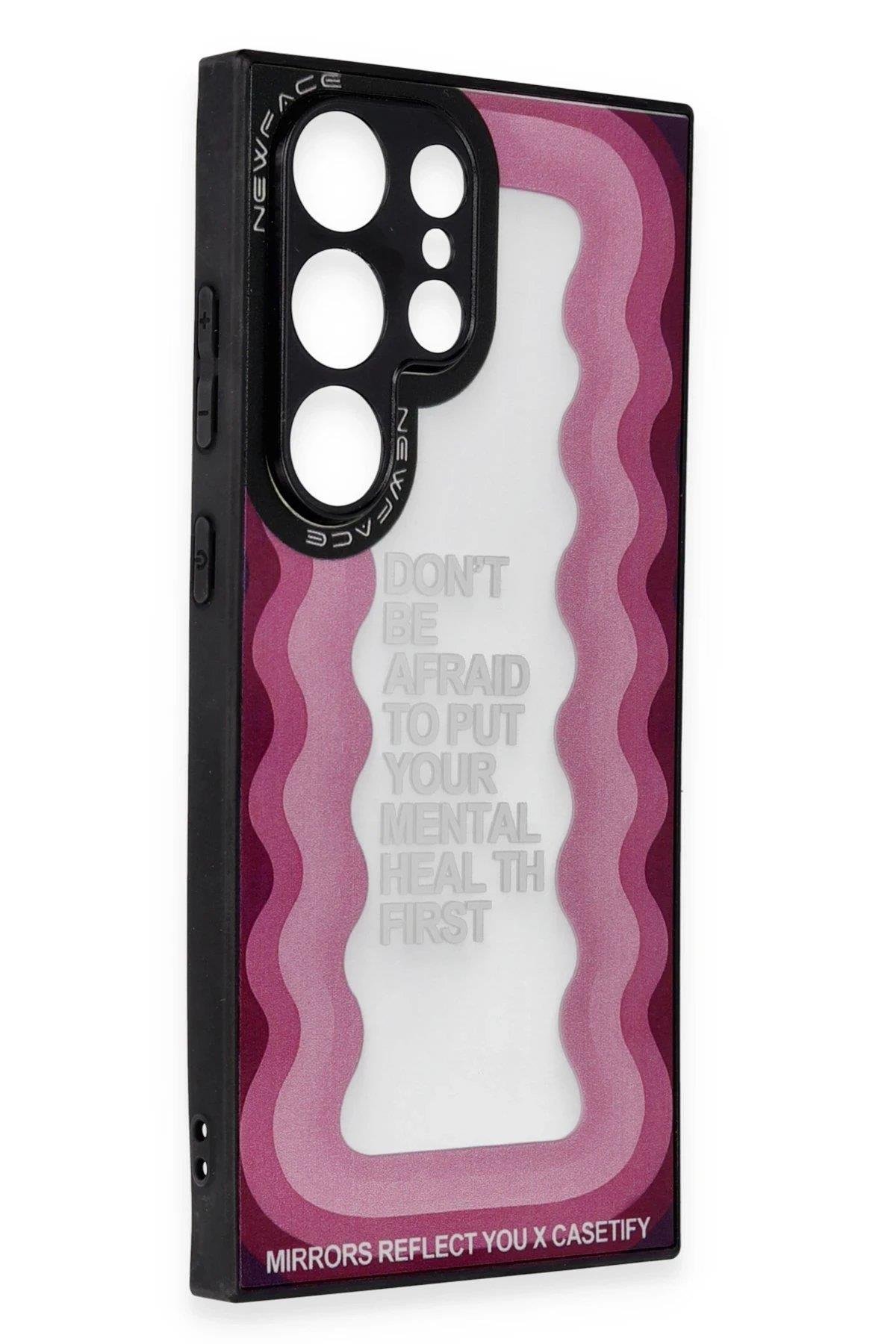 Newface Samsung Galaxy S24 Ultra Kılıf Mirror Desenli Kapak - Mirror - 11