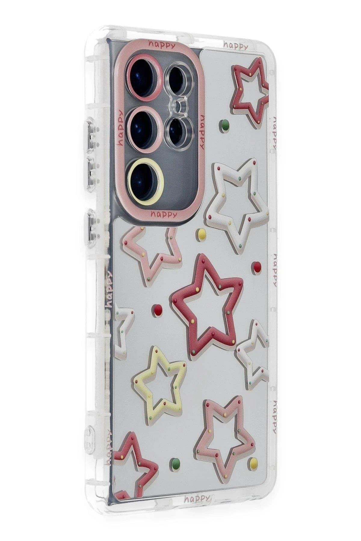 Newface Samsung Galaxy S24 Ultra Kılıf Reflexion Desenli Kapak - Desen 3