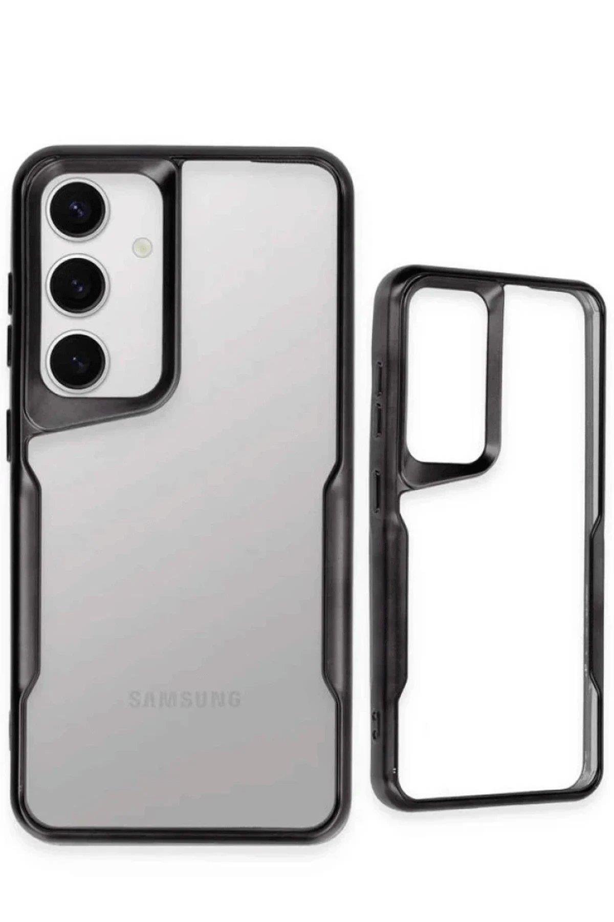 Newface Samsung Galaxy S25 Kılıf Boyi Silikon Kapak - Lacivert