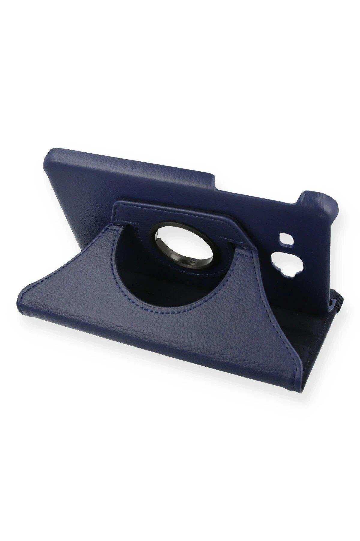 Newface Samsung Galaxy T280 Tab A 7 Kılıf 360 Tablet Deri Kılıf - Lacivert