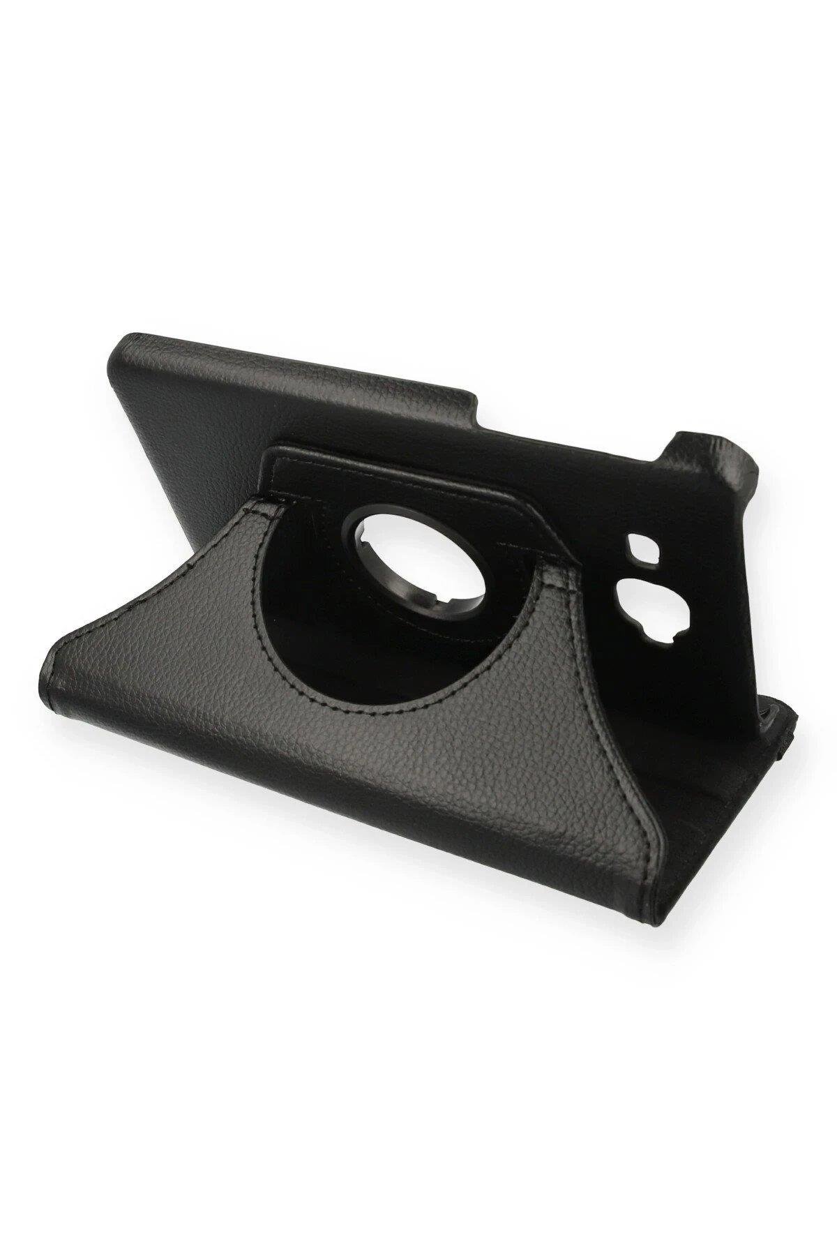 Newface Samsung Galaxy T280 Tab A 7 Kılıf 360 Tablet Deri Kılıf - Siyah