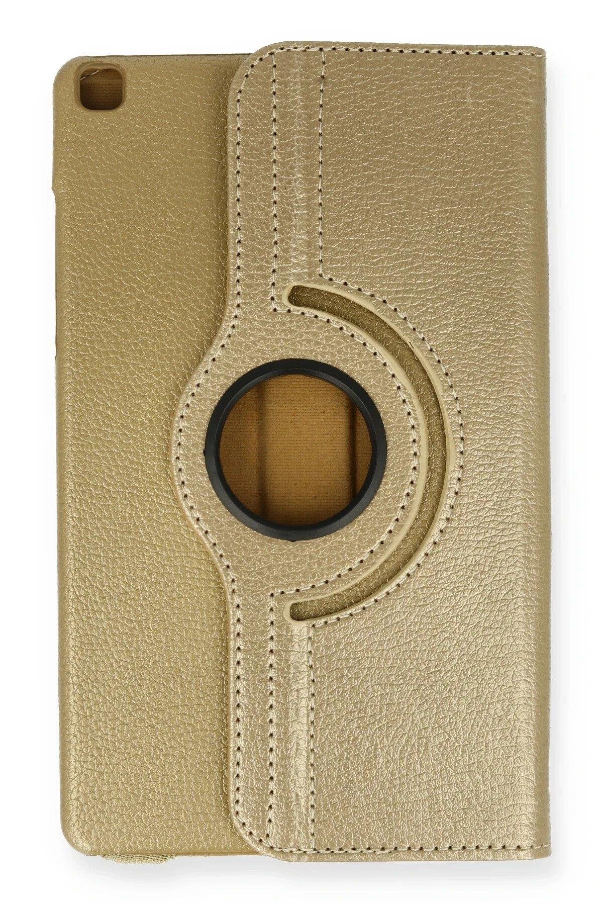 Newface Samsung Galaxy T290 Tab A 8 Kılıf 360 Tablet Deri Kılıf - Gold