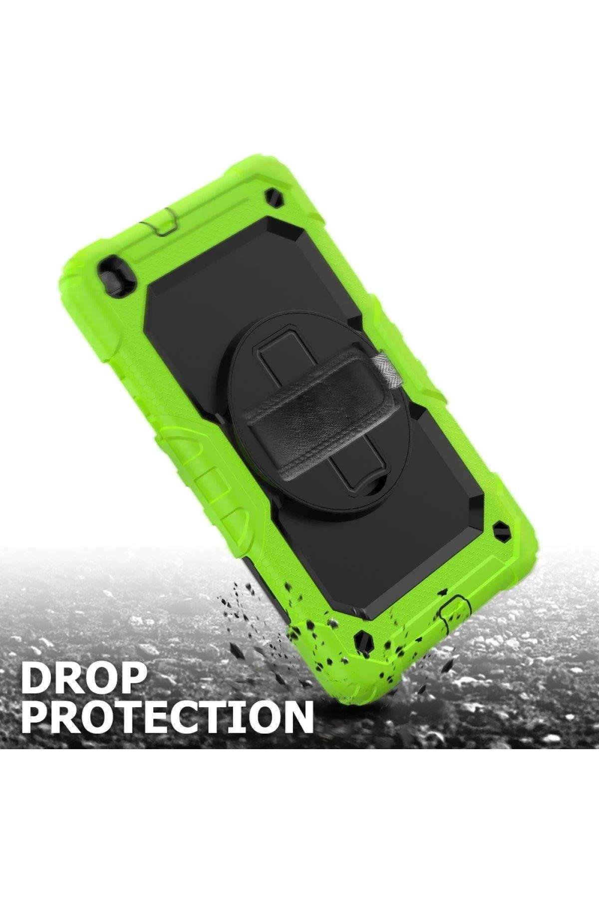 Newface Samsung Galaxy T290 Tab A 8 Kılıf Pars Tablet Kapak - Yeşil