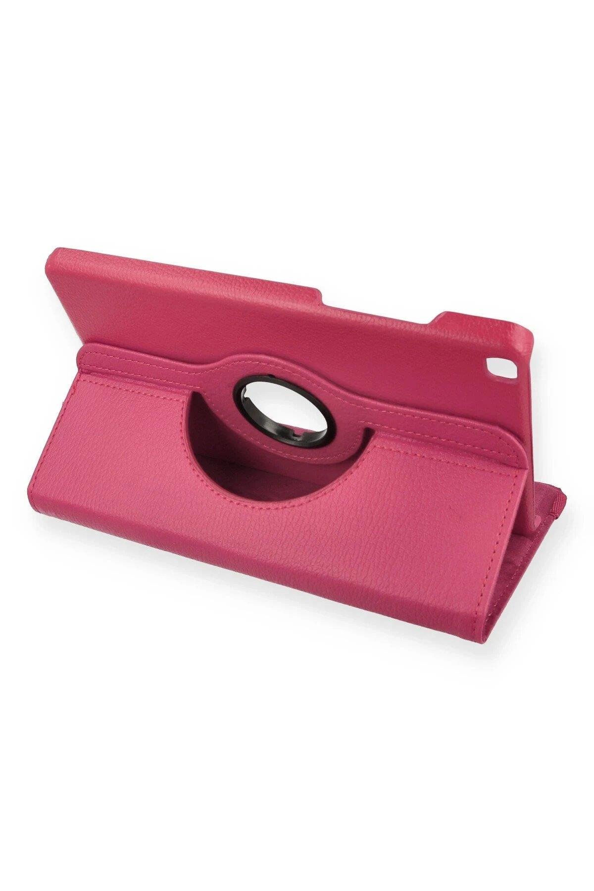 Newface Samsung Galaxy T290 Tab A 8 Kılıf 360 Tablet Deri Kılıf - Pembe