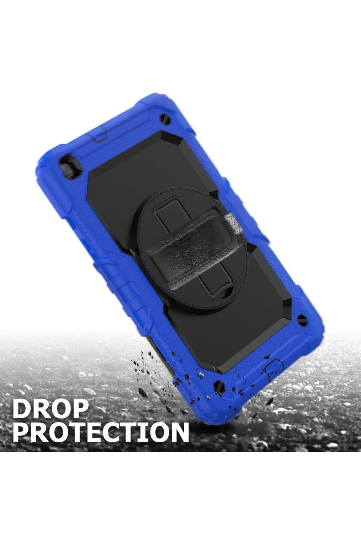 Newface Samsung Galaxy T290 Tab A 8 Kılıf Pars Tablet Kapak - Mavi