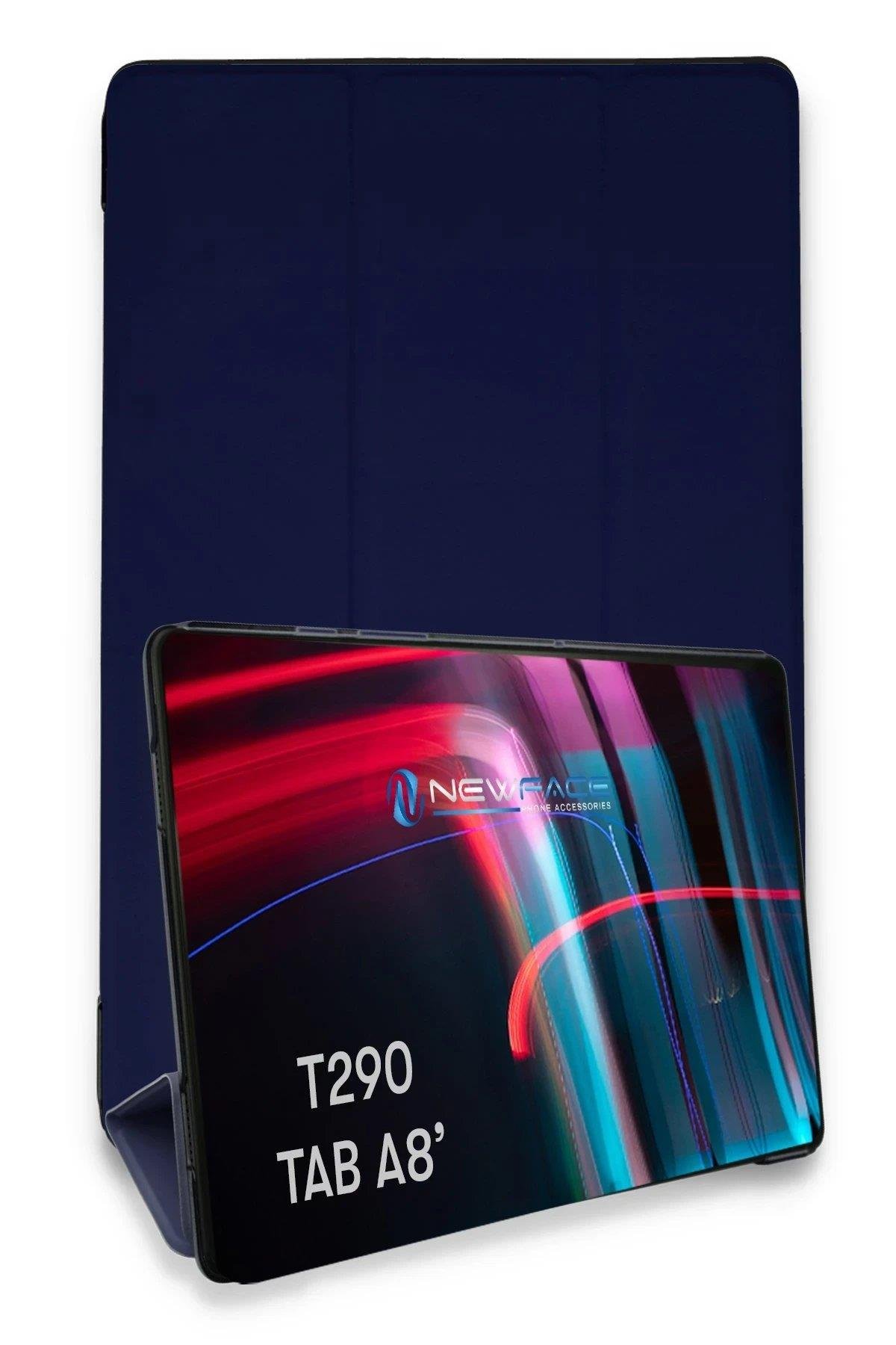 Newface Samsung Galaxy T290 Tab A 8 Kılıf Tablet Smart Kılıf - Lacivert
