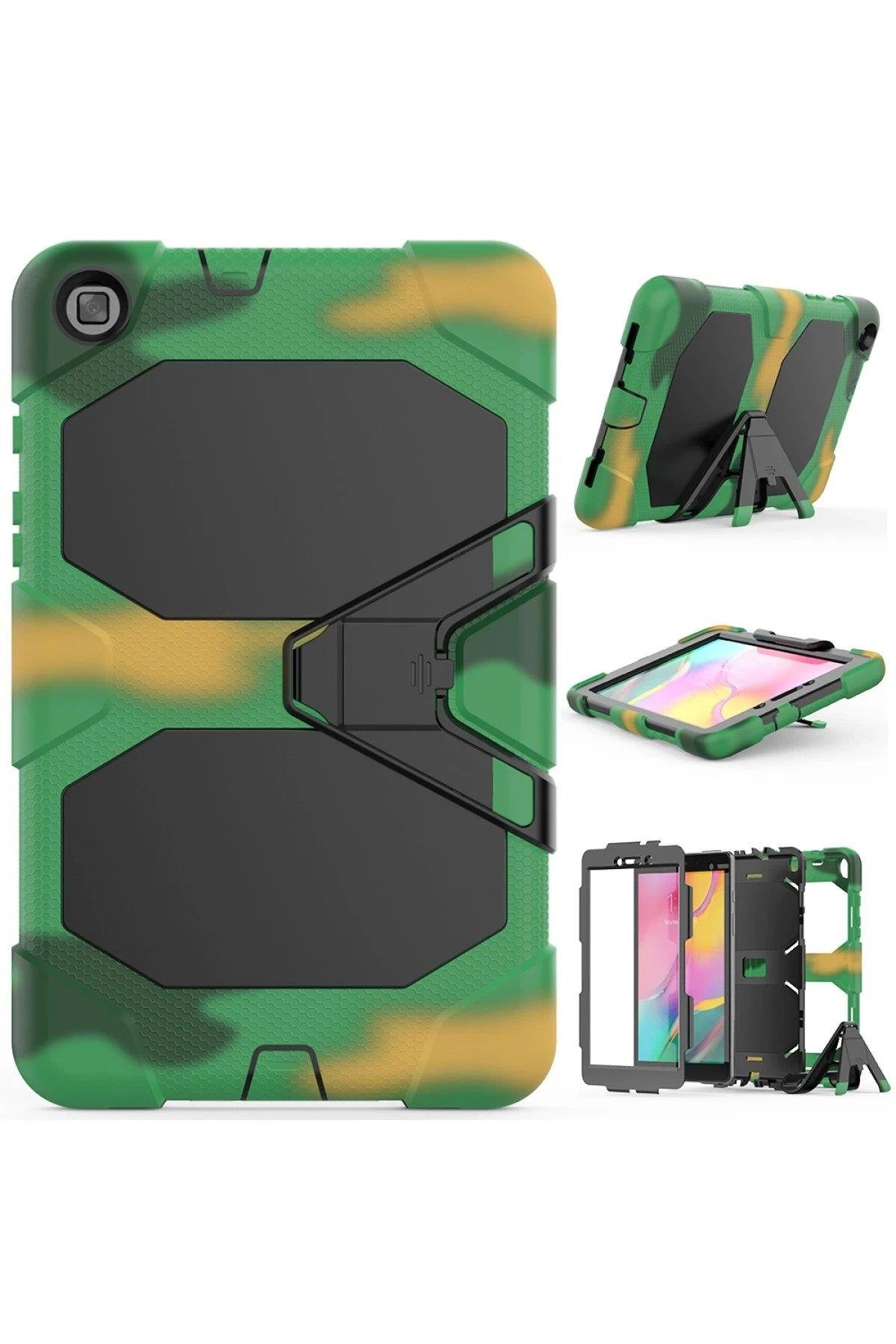 Newface Samsung Galaxy T290 Tab A 8 Kılıf Griffin Tablet Kapak - Kamuflaj