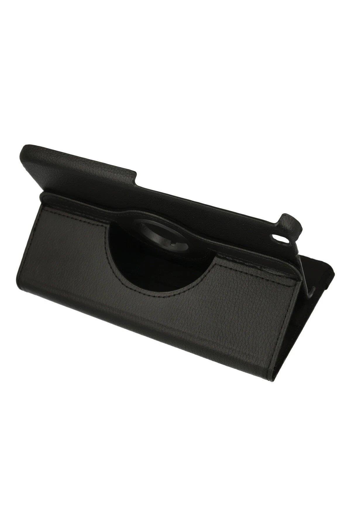 Newface Samsung Galaxy T310 Tab 3 8 Kılıf 360 Tablet Deri Kılıf - Siyah